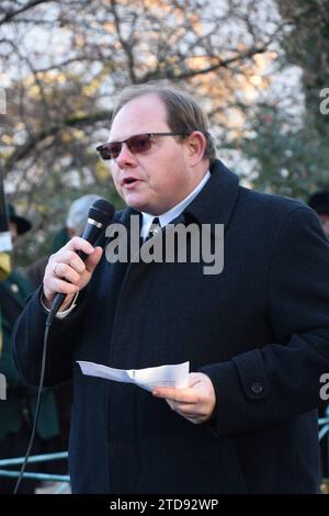Andreas Reich 1. Vorsizender Schmied von Kochel Verein vor Mordweihnacht Grab Denkmal München 17.12.2023 Sendlinger Kirche Sendlinger Mordweihnacht 1705 Grab Denkmal zum Gedenken Kranzniederlegungen von Trachten Verein Schmied Kochel Abordnungen nach Gedenkmesse in der ST. Margareten Kirche München *** Andreas Reich 1 erster Schmied des Kochelvereins vor Mordweihnacht Grabdenkmal München 17 12 2023 Sendlinger Kirche Sendlinger Mordweihnacht 1705 Grabdenkmal Wreath-Verlegung des Trachtenvereins Schmied Kochel Delegationen nach der Gedenkmesse in der St. Margaretenkirche München Stockfoto