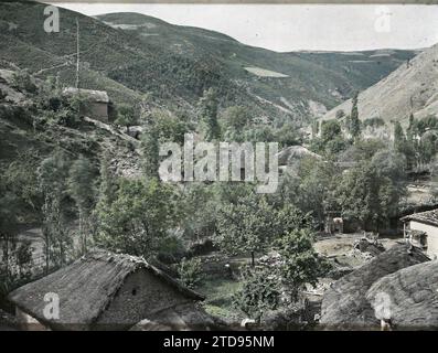 Opinza (aktuelle Openica), mazedonische Häuser, Alltag, Habitat ...