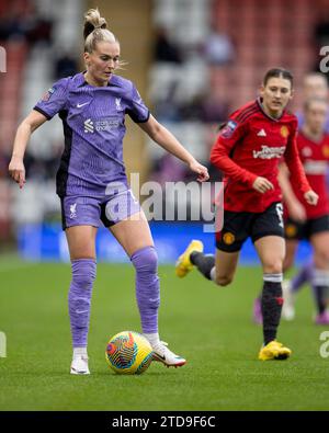 Leigh Sports Village, Manchester, Großbritannien. Dezember 2023. Frauen Super League Football, Manchester United gegen Liverpool; Melissa Lawley von Liverpool Women Credit: Action Plus Sports/Alamy Live News Stockfoto