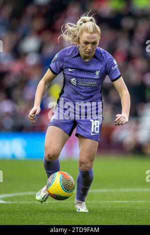 Leigh Sports Village, Manchester, Großbritannien. Dezember 2023. Frauen Super League Football, Manchester United gegen Liverpool; Ceri Holland of Liverpool Women Credit: Action Plus Sports/Alamy Live News Stockfoto