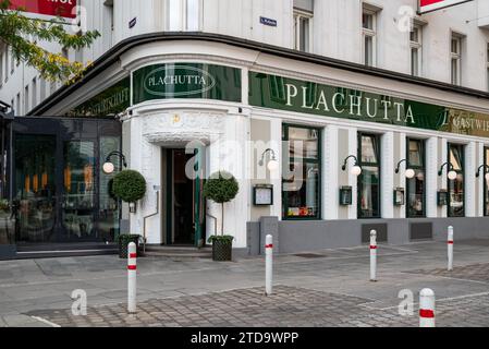 Wien, Österreich 30 September 2023 berühmt für das traditionelle Restaurant PLACHUTTA WOLZEILE Stockfoto