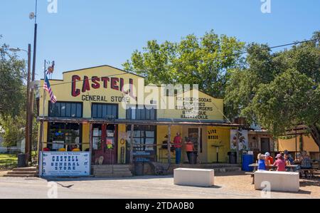 Texas, Hill Country, Llano County, Castell General Store Stockfoto