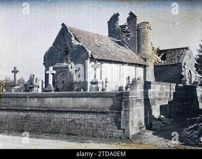 Vassincourt, Maas, Lothringen, Frankreich die Kirchentür und das ...
