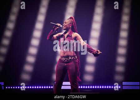 Dezember 2023. Sunrise, Florida, USA. Kaliii. IHeartRadio Y100 Jingle Ball 2023 präsentiert von Capital One. Von FLL bis Miami Event. Stockfoto