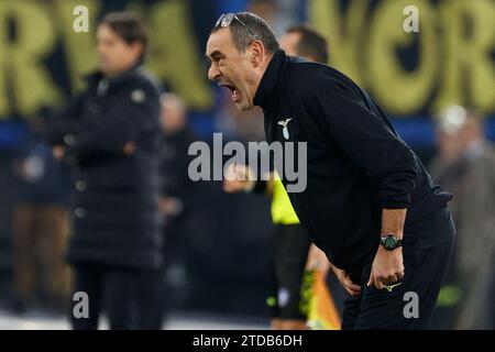 Rom, Latium, Italien. Dezember 2023. Maurizio Sarri, während des Fußballspiels der Serie A SS Lazio gegen FC Inter Mailand Stadio Olimpico am 17. Dezember 2023 in Rom, Italien. (Kreditbild: © Ciro de Luca/ZUMA Press Wire) NUR REDAKTIONELLE VERWENDUNG! Nicht für kommerzielle ZWECKE! Quelle: ZUMA Press, Inc./Alamy Live News Stockfoto