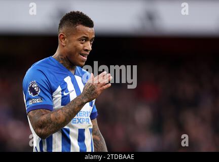 London, Großbritannien. Dezember 2023. Igor Julio aus Brighton während des Premier League-Spiels im Emirates Stadium in London. Der Bildnachweis sollte lauten: David Klein/Sportimage Credit: Sportimage Ltd/Alamy Live News Stockfoto