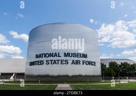 National Museum of the US Air Force USAF Gebäude in dayton, Ohio. Stockfoto