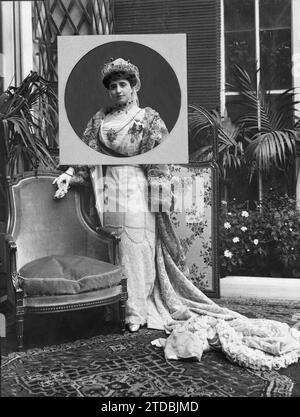 12/31/1917. Marquise de la Mina (Pilar Osorio und Gutiérrez de los Ríos de la Cueva und Solís). Quelle: Album / Archivo ABC / Kaulak Stockfoto