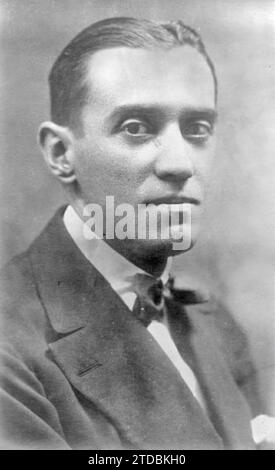 12/31/1919. Porträt von Ramón Pérez de Ayala. Quelle: Album / Archivo ABC / Alfonso Sánchez García Alfonso Stockfoto