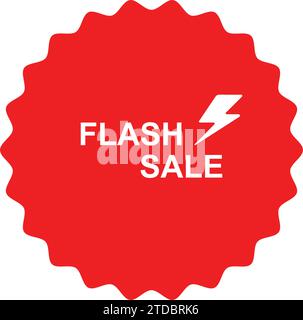 Flash Sale Icon Vektor Illustration Design Stock Vektor
