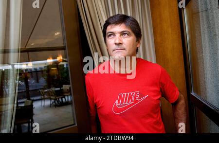 Madrid, 18.09.2008. Interview mit Toni Nadal, Onkel und Trainer des Tennisspielers Rafa Nadal. Foto: Ignacio Gil ARCHDC. Quelle: Album / Archivo ABC / Ignacio Gil Stockfoto