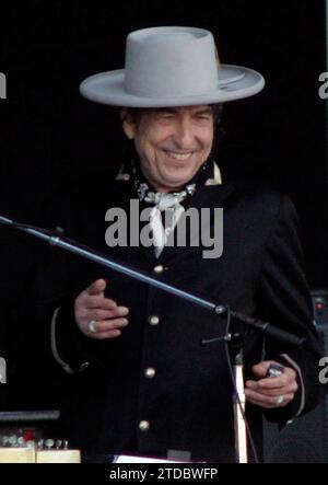 Arganda del Rey (Madrid), 07.06.2008. Bob Dylan Konzert beim in Río Rock Festival. Foto: Ángel de Antonio. Archdc. Quelle: Album / Archivo ABC / Ángel de Antonio Stockfoto