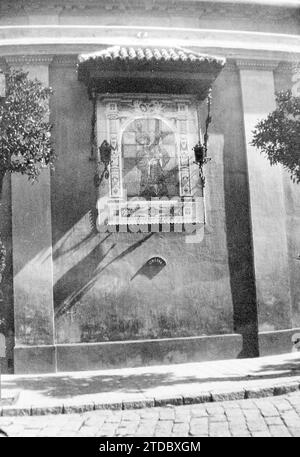 12/31/1949. Das Altarbild unseres Vaters Jesus von der Großmacht - ungefähres Datum. Quelle: Album/Archivo ABC Stockfoto