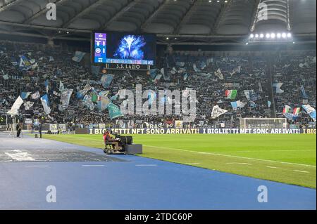 Rom, Italien. 17. Dezember 2023, Stadio Olimpico, Roma, Italien; Fußball der Serie A; Lazio gegen Inter; Lazios Unterstützer Credit: Roberto Ramaccia/Alamy Live News Stockfoto