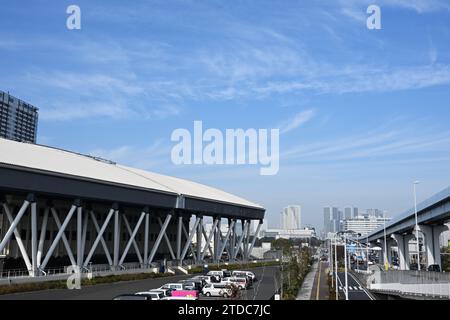 Ariake Coliseum, Tokio, Japan. Dezember 2023. Allgemeine Ansicht, 16. DEZEMBER 2023 - Skateboarding : World Skateboarding Tour Tokyo Street 2023 World Championship im Ariake Coliseum, Tokio, Japan. Quelle: MATSUO.K/AFLO SPORT/Alamy Live News Stockfoto