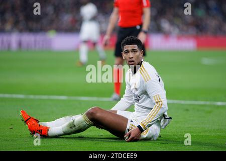 Madrid, Spanien. Dezember 2023. Santiago Bernabeu Stadion MADRID, SPANIEN - 17. DEZEMBER: Jude Bellingham von Real Madrid während des Spiels der La liga 2023/24 zwischen Real Madrid und Villarreal im Santiago Bernabeu Stadion. (Foto: Guillermo Martinez) GM (Guillermo Martinez/SPP) Credit: SPP Sport Pressefoto. /Alamy Live News Stockfoto