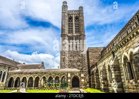 St. Andrew Episcopal Cathedral Church Honolulu Oahu Hawaii. Gegründet 1857 von König Kamehameha V. Stockfoto