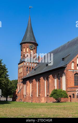 Königsberger Dom an einem Sommertag, vertikales Foto Stockfoto