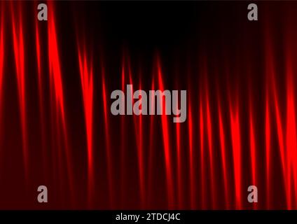 Abstrakter roter glatter leuchtender Neonlinien Vektor-Hintergrund Stock Vektor