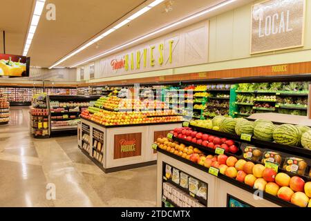 In einem Supermarkt in San Diego, Kalifornien Stockfoto