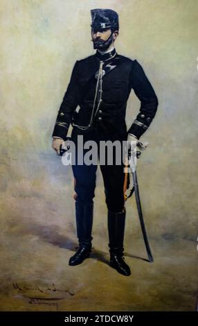 Antonio Gomez de Tejada, Museo Militar de Menorca, antiguo cuartel de Cala Corb, plaza Central de es Castell, construido por los británicos en 1771, Stockfoto