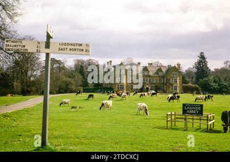 Viehweiden in Launde Abbey, Leicestershire, England, Großbritannien, August 1972 Stockfoto