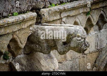 claustro, construido entre 1317 y 1340, estilo Gótico, catedral de Evora, Basílica Sé Catedral de Nossa Senhora da Assunção, Evora, Alentejo, Portuga Stockfoto