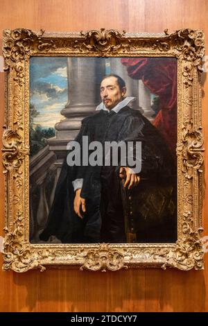 Retrato de hombre, anton Van Dyck, Flandes, 1620-1621, Fundación Calouste Gulbenkian, («Fundação Calouste Gulbenkian»), Lisboa, Portugal Stockfoto