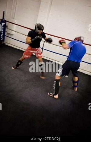 Ultimative Kämpfer, die schonend sind. Stockfoto
