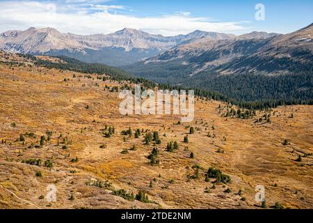 Ruhige Berglandschaft in unberührter Wildnis, Colorado Stockfoto