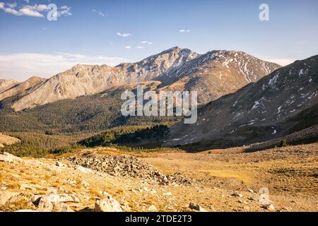 Landschaft in der Collegiate Peaks Wilderness, Colorado Stockfoto