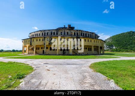 Presidio Modelo, Modellgefängnis mit Panopticon-Design, Isla de la Juventud (Insel der Jugend), Kuba, Westindien, Mittelamerika Stockfoto