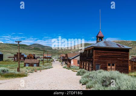 Geisterstadt Bodie, Sierra Nevada, Kalifornien, Vereinigte Staaten von Amerika, Nordamerika Stockfoto