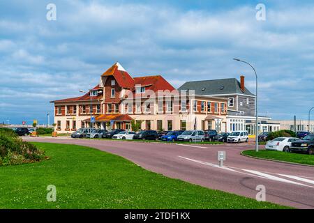 Altes Postamt, St.. Pierre, territoriale Kollektivität von Saint-Pierre und Miquelon, Übersee-Kollektivität von Frankreich, Nordamerika Stockfoto