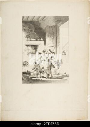 On ne s'avise jamais du tout, von 'Contes et nouvelles en vers par Jean de La Fontaine. A Paris, de l'imprimerie de P. Didot, l'an III de la Republique, 1795' 1933 von Jean de La Fontaine Stockfoto