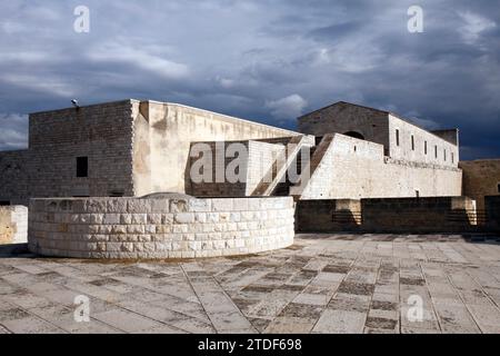 Barletta: Castello normanno svevo. Stockfoto