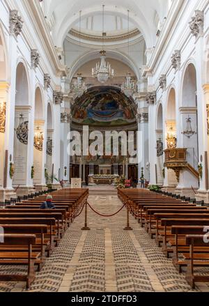 Spoleto, Italien - eines der schönsten Dörfer in Mittelitalien, bietet Spoleto eine wunderbare Altstadt mit ihrer berühmten Kathedrale Stockfoto