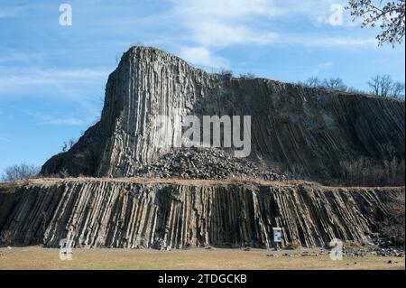 Der Hügel von Hegyestű, Komitat Veszprém, Ungarn Stockfoto