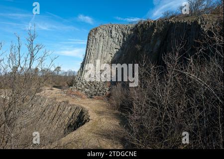 Der Hügel von Hegyestű, Komitat Veszprém, Ungarn Stockfoto