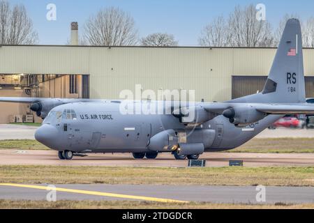 USAF C-130 RAF FAIRFORD Stockfoto
