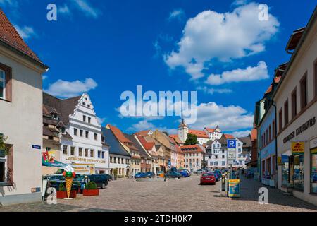 Colditz Market Place Stockfoto