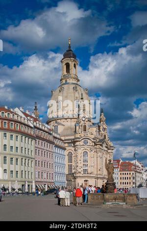 Neumarkt in Dresden Stockfoto