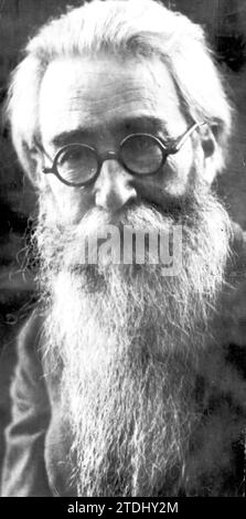 12/31/1926. Der Schriftsteller Ramón María del Valle Inclán. Quelle: Album/Archivo ABC Stockfoto