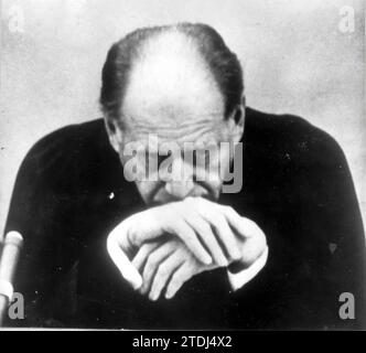 12/31/1949. Ein Bild von Adolf Eichmann. Quelle: Album/Archivo ABC Stockfoto