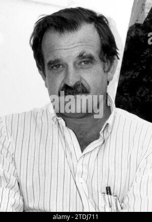 Cazalla de la Sierra (Sevilla), 1993. Ángel Rodríguez de la Borbolla, Bürgermeister von Cazalla de la Sierra. Quelle: Album / Archivo ABC / Nieves Sanz Stockfoto