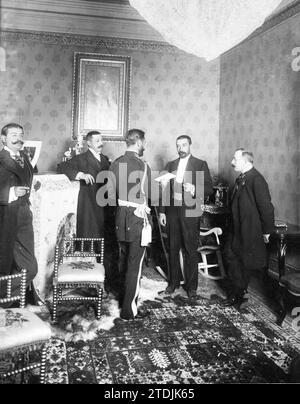 12/31/1899. Ein Bild von Don Torcuato Luca de Tena. Quelle: Album / Archivo ABC / R. Cifuentes Stockfoto