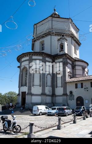 Außenansicht der Kirche Santa Maria al Monte dei Cappuccini, einer Kirche im Stil der Spätrenaissance in Turin, Piemont, Italien Stockfoto