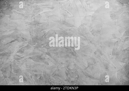 Betonwand spritzender Zement Sichtbeton dunkle Musterstruktur für den Hintergrund des Innenraums des Gebäudes Stockfoto