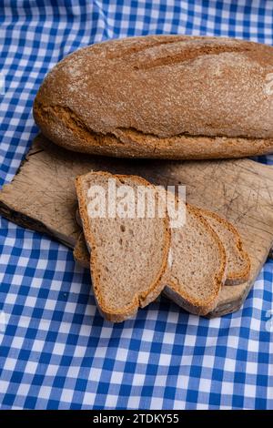 Pages Bread, Can Jeroni Bäckerei, Sant Francesc, Formentera, Pitiusas Inseln, Balearen, Spanien Stockfoto