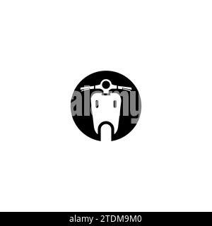 Roller Icon Logo Einfach. Vespa-Symbol Vektor Stock Vektor